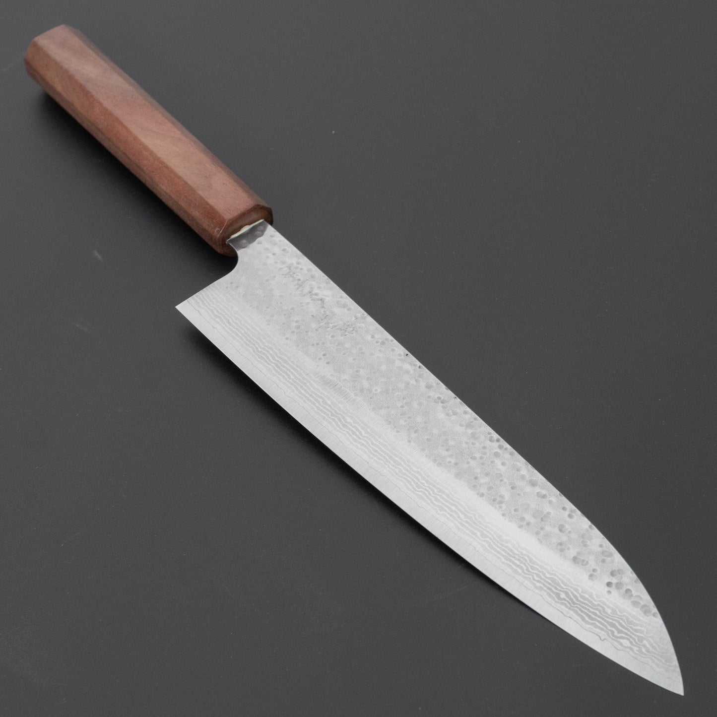 Makoto Kurosaki STK VG-7 Tsuchime Damascus Gyuto 210mm Walnut Handle