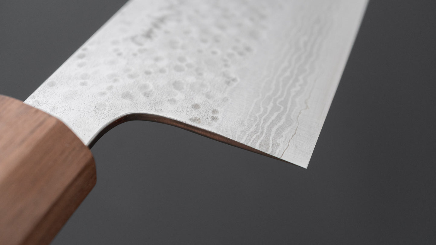 Makoto Kurosaki STK VG-7 Tsuchime Damascus Gyuto 240mm Walnut Handle