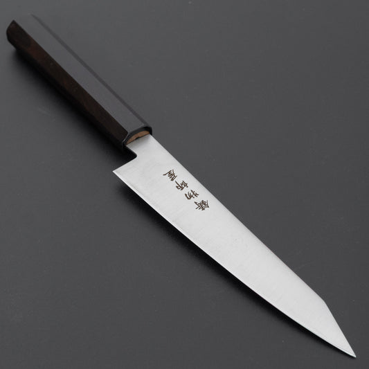 Hitohira Imojiya TH Stainless Kiritsuke Petty 150mm Ebony Handle (Wa)