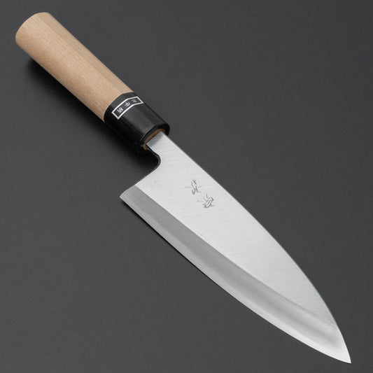 Morihei Munetsugu White #2 Ai Deba 165mm Ho Wood Handle