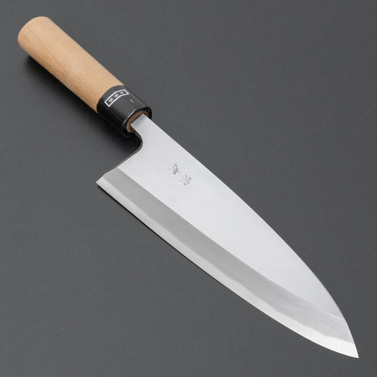 Morihei Munetsugu White #2 Deba 240mm Ho Wood Handle