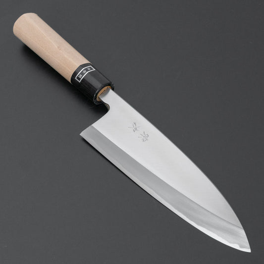 Morihei Munetsugu White #2 Ai Deba 180mm Ho Wood Handle