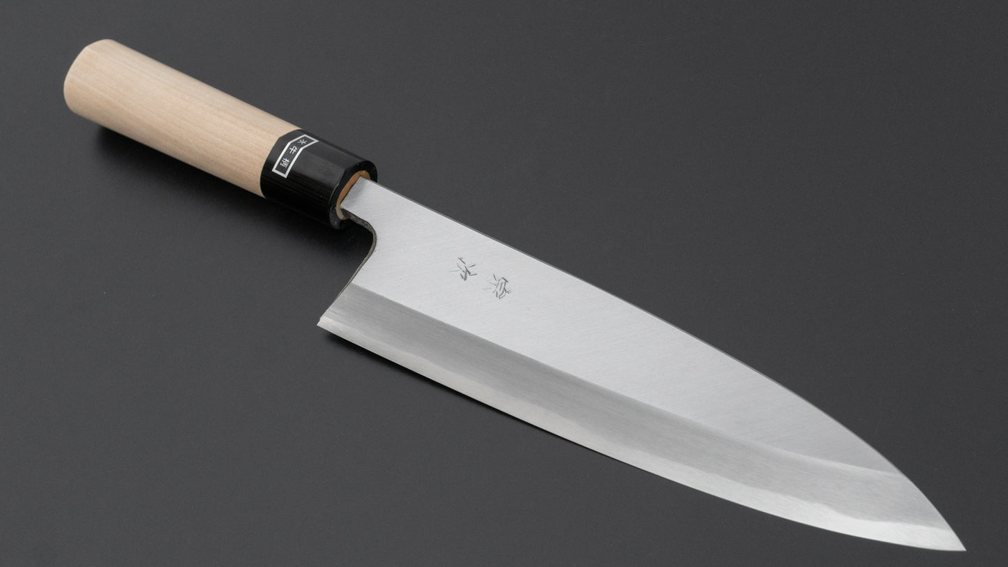 Morihei Munetsugu White #2 Ai Deba 225mm Ho Wood Handle