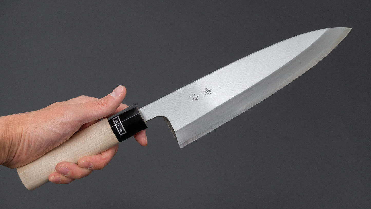 Morihei Munetsugu White #2 Ai Deba 225mm Ho Wood Handle