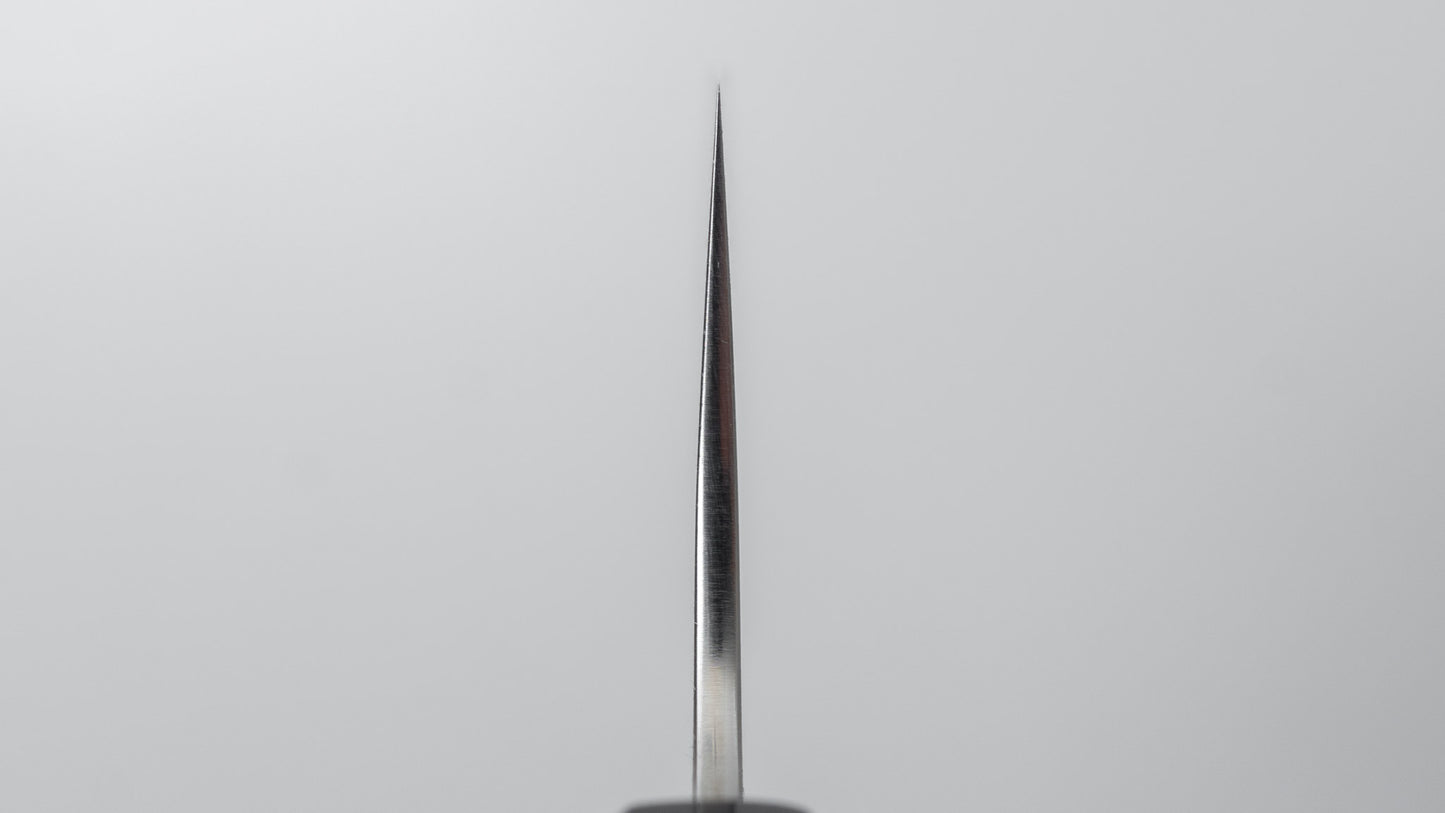 Hitohira Echizen SPG Strix Dark Damascus Santoku 170mm Ebony Handle