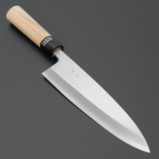 Morihei Munetsugu White #2 Ai Deba 240mm Ho Wood Handle