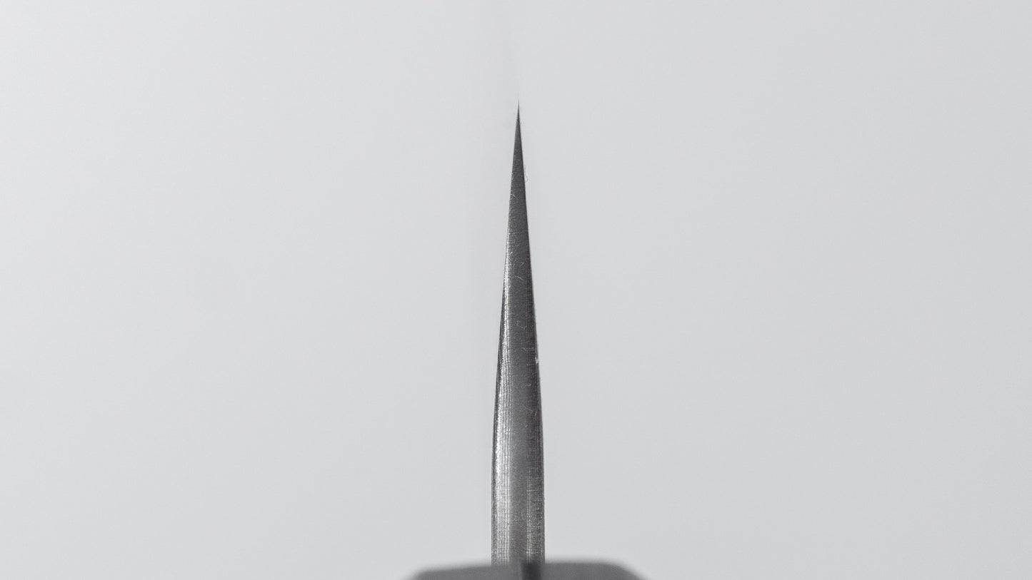 Hitohira Futana Swedish Stainless Nashiji Damascus Petty 135mm Walnut Handle