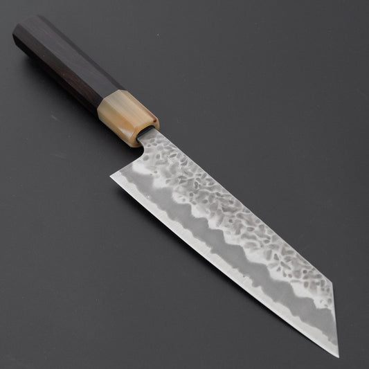 ひとひら ふたな 白一鋼 磨鎚目 文化 170mm 黒檀柄