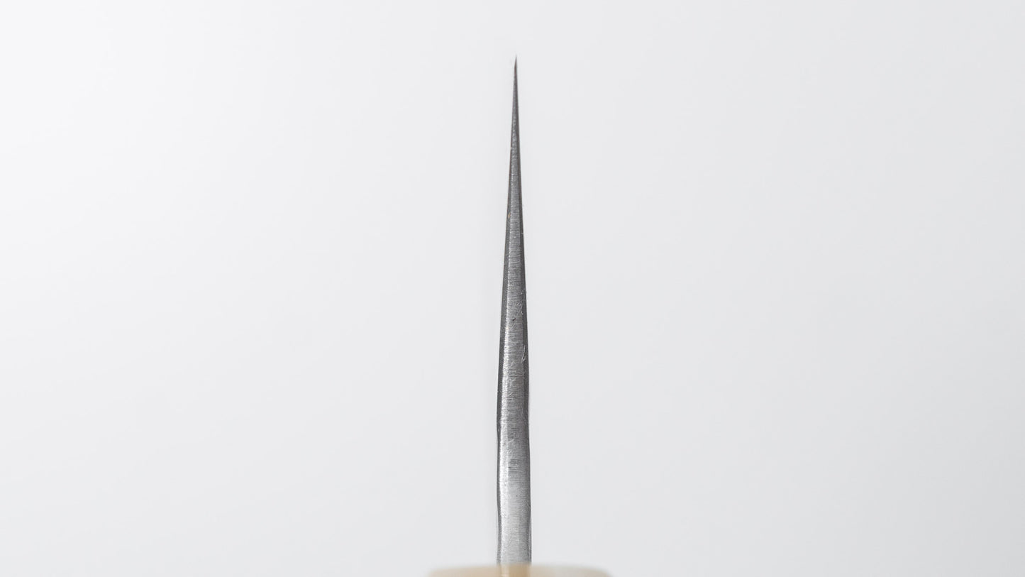 Hitohira Futana White #1 Migaki Tsuchime Bunka 170mm Ebony Handle