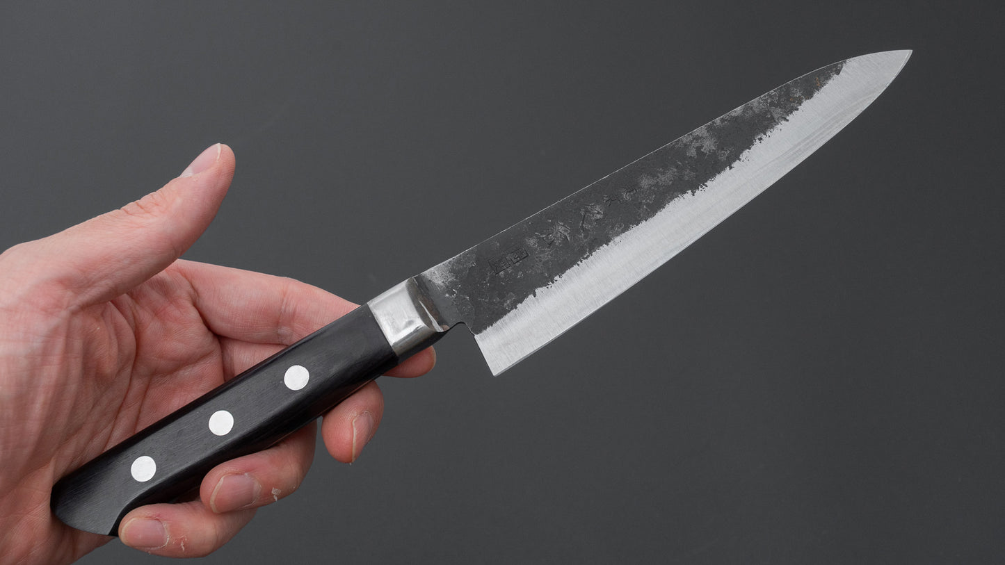 Morihei Hisamoto Kurouchi White #1 Petty 150mm Pakka Handle