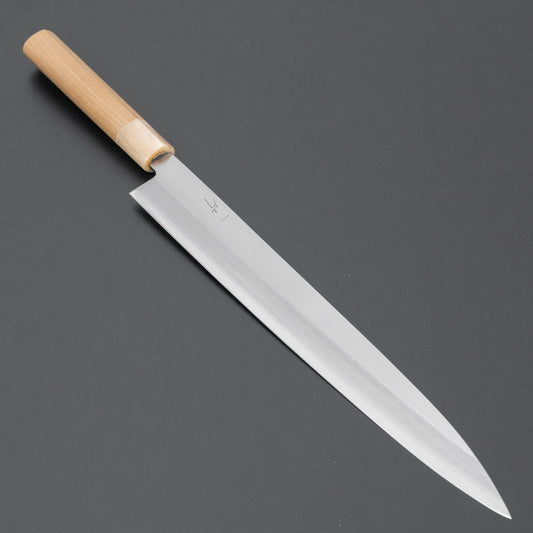 Hitohira Silver #3 Yanagiba 300mm Ho Wood Handle (D-Shape)