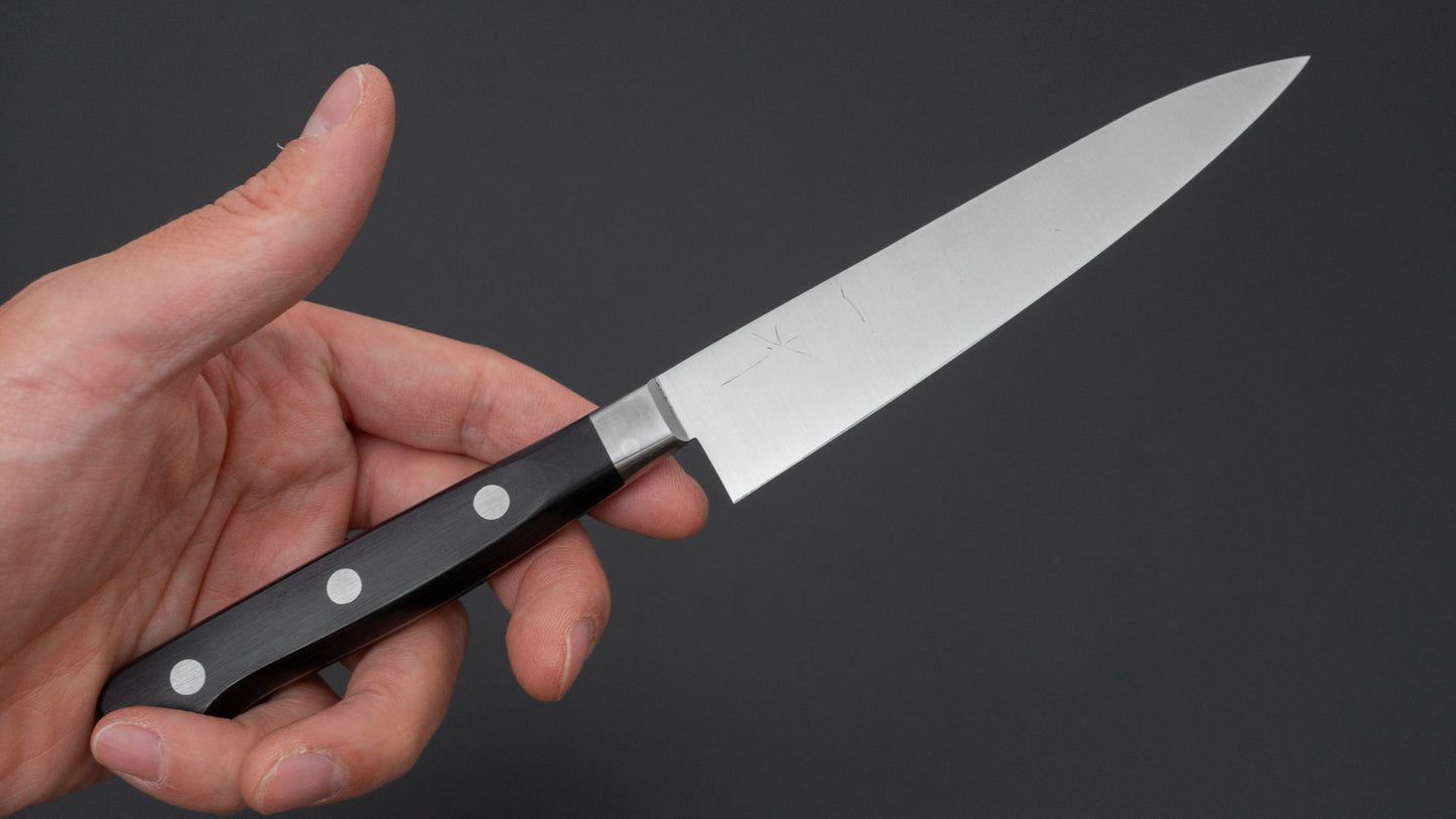 Hitohira Ashi Swedish Stainless Petty 120mm Pakka Handle