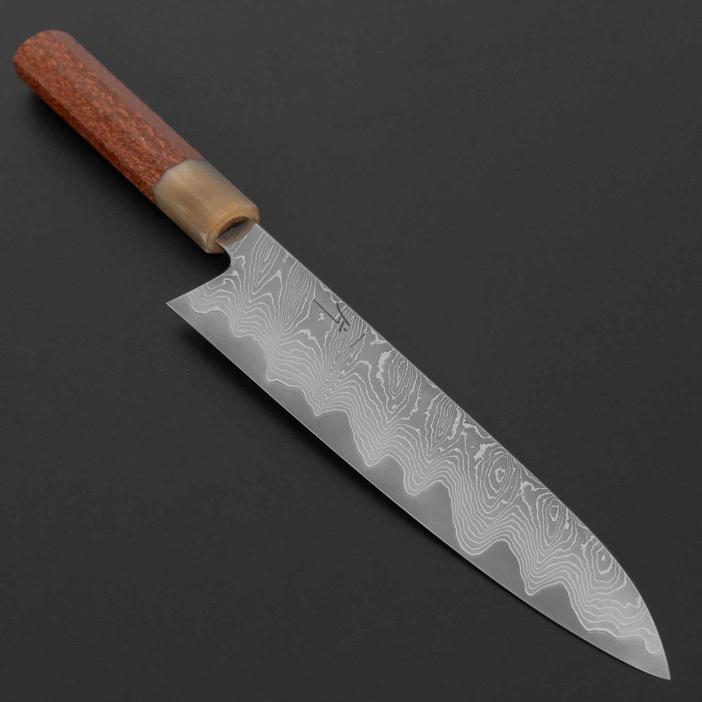 ひとひら 二唐鍛造 直 SGS 積層 牛刀 240mm レースウッド柄