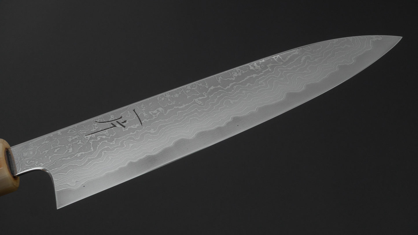 ひとひら 二唐鍛造 直 SGS 積層 ペティナイフ 150mm レースウッド柄