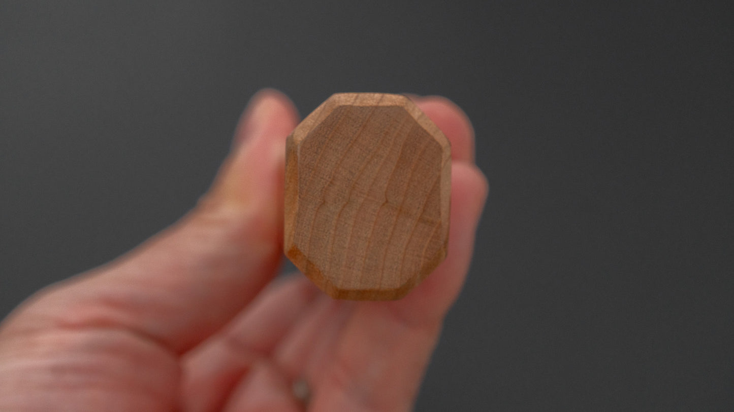 ひとひら ふたな 銀三 槌目ダマスカス 三徳 170mm 桜柄