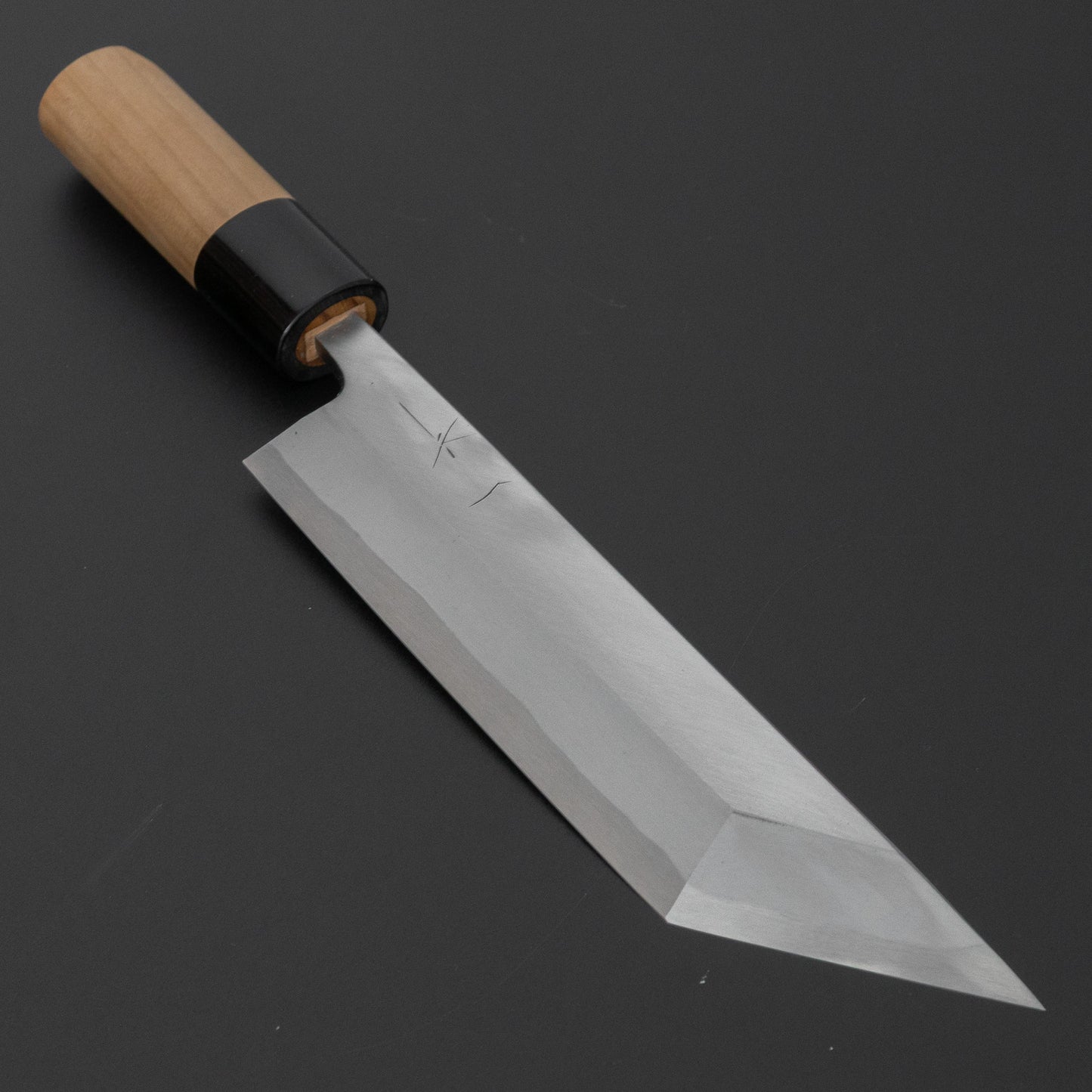 ひとひら 富樫 青二鋼 江戸裂き 180mm 朴柄