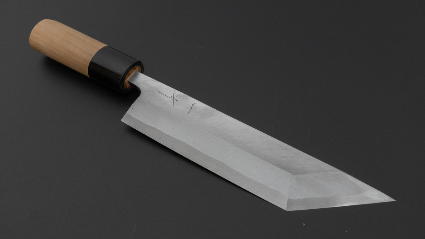 ひとひら 富樫 青二鋼 江戸裂き 180mm 朴柄