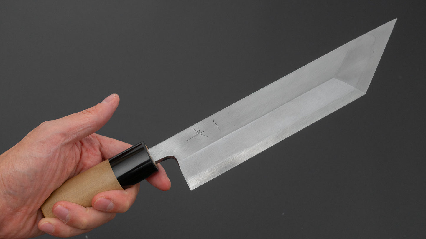 ひとひら 富樫 青二鋼 江戸裂き 210mm 朴柄
