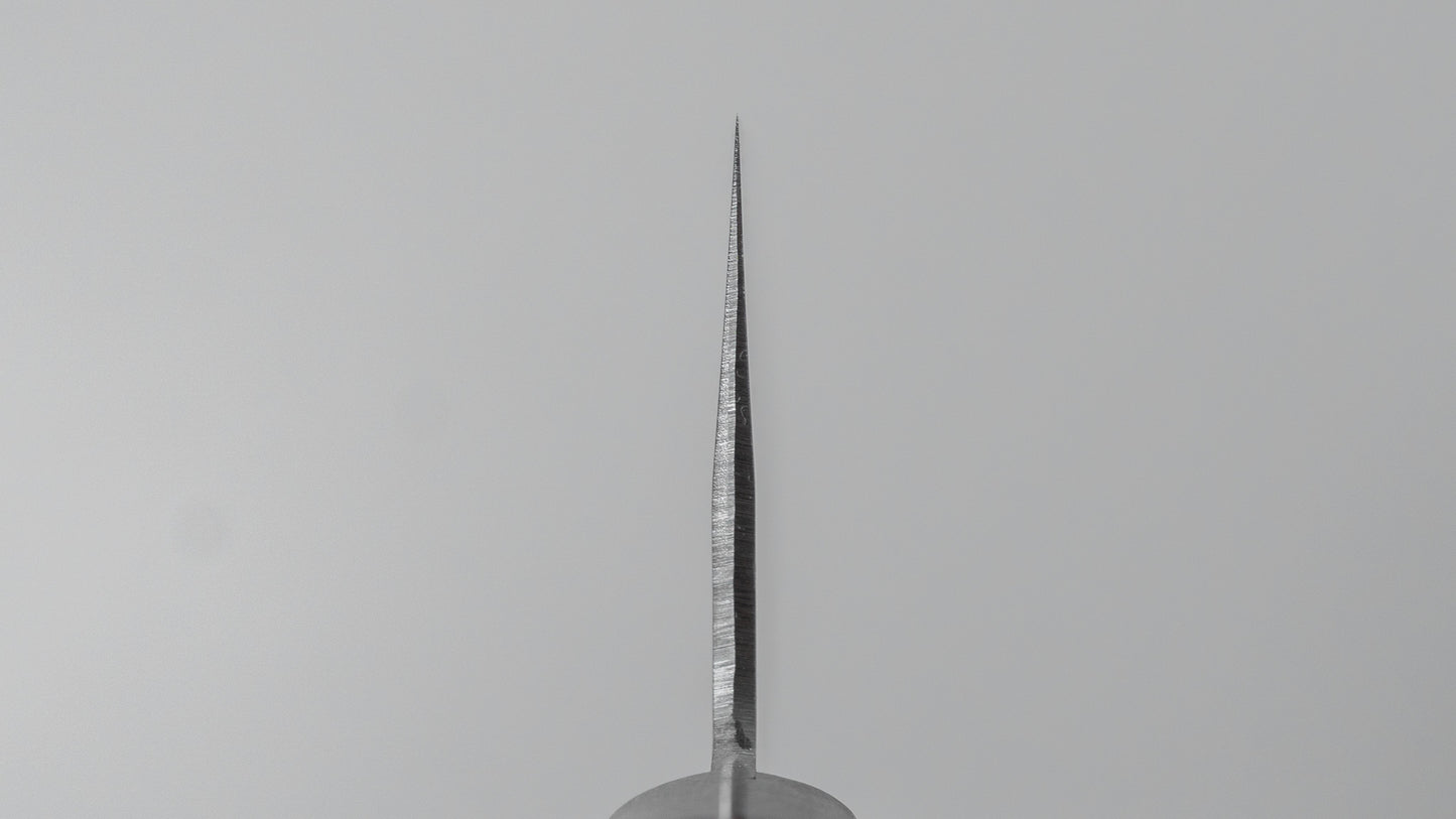 ひとひら NM V金10号 梨地 ダマスカス 三徳 170mm マホガニー合板柄