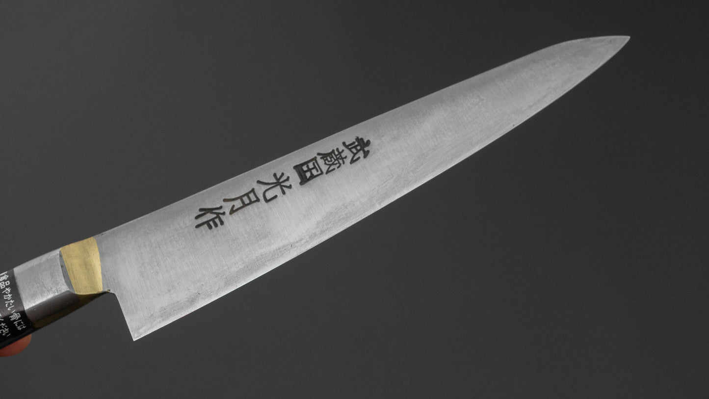 五香刃物 武蔵國光月作 SK鋼 ペティナイフ 150mm 合板柄