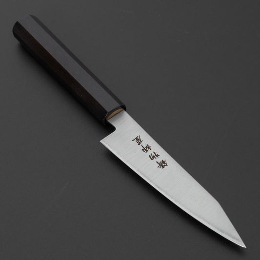 Hitohira Imojiya TH Stainless Kiritsuke Petty 120mm Ebony Handle (Wa)