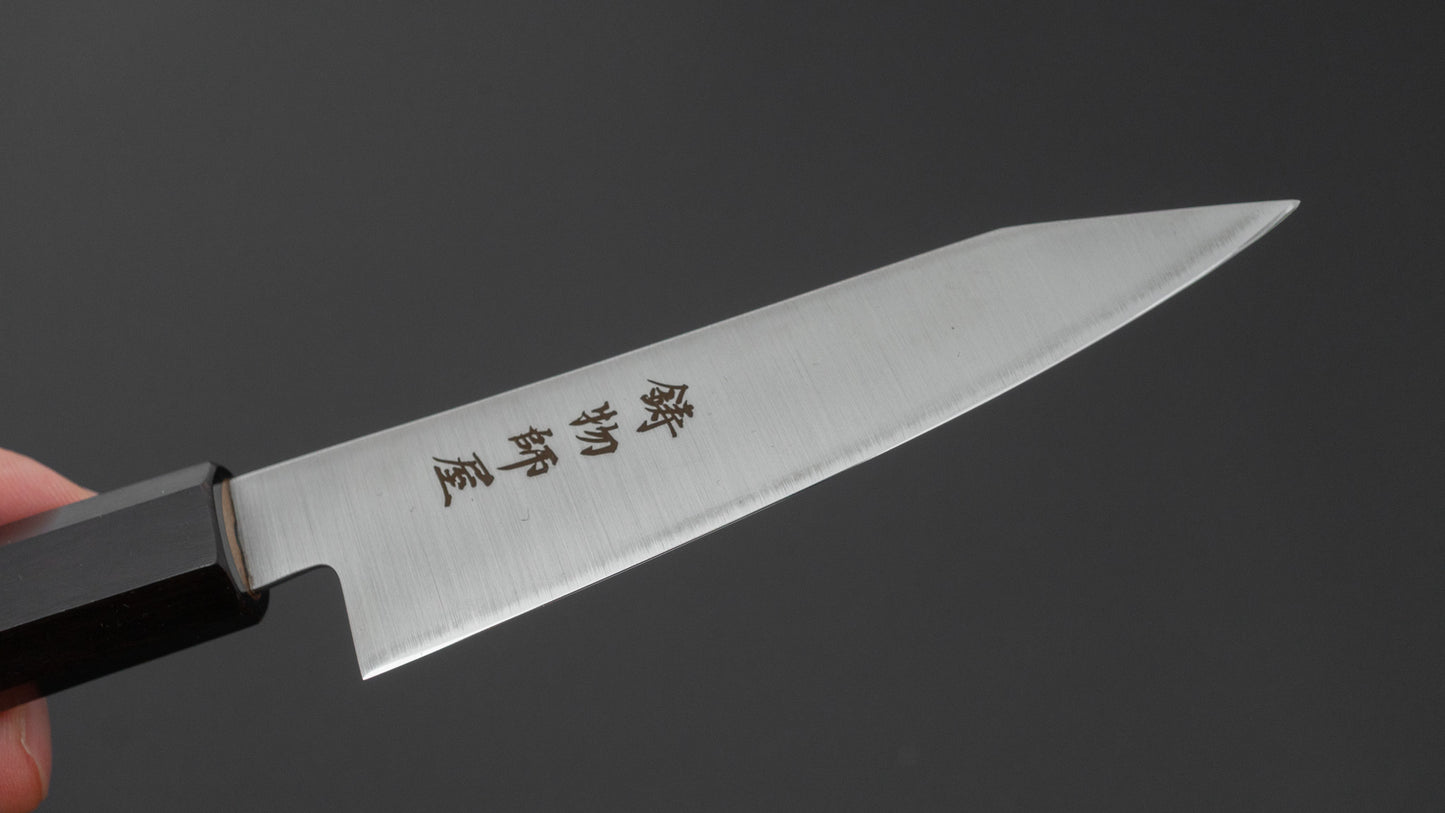 ひとひら 鋳物師屋 TH ステンレス 切付ペティ 120mm 黒檀柄