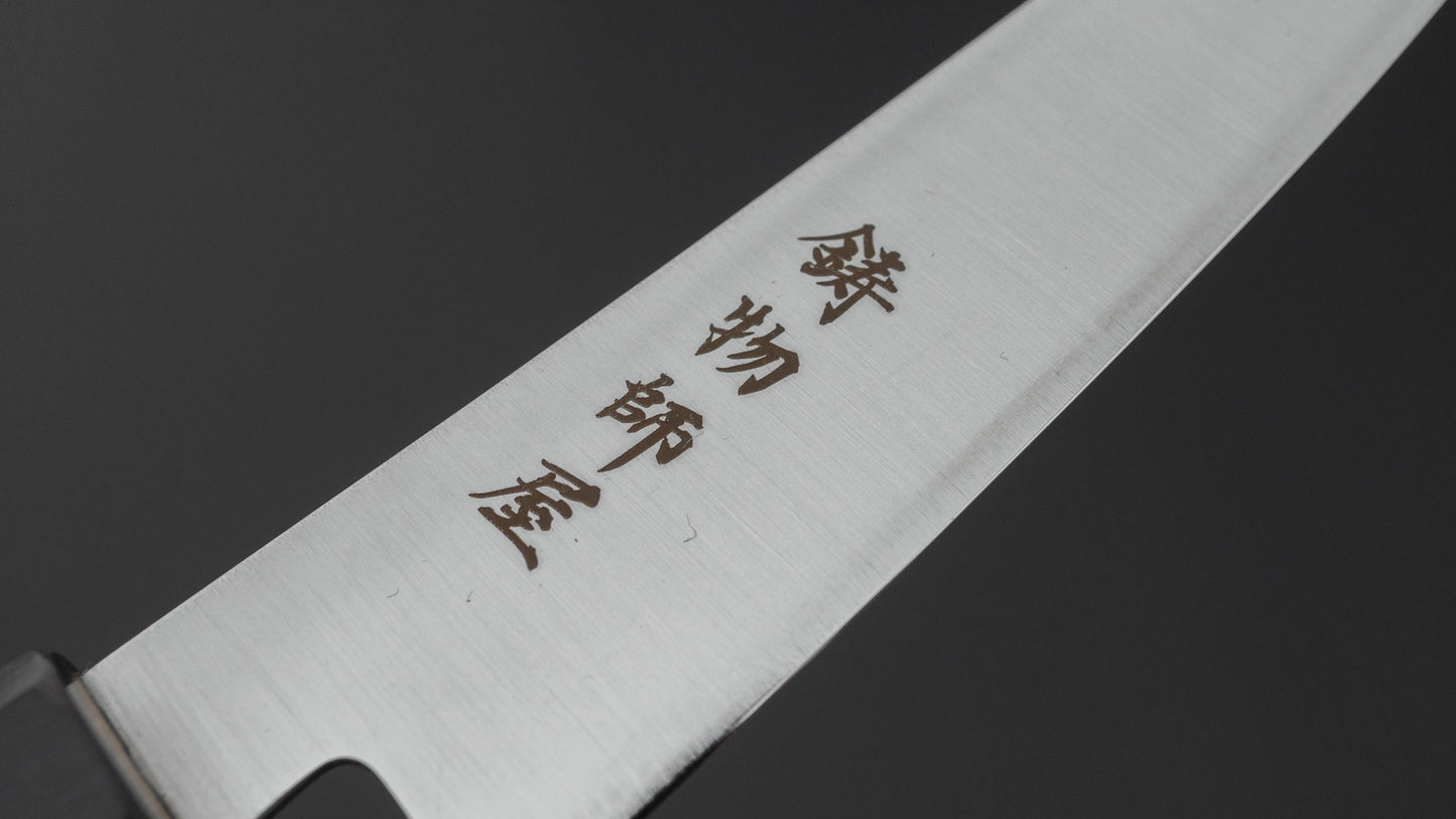 ひとひら 鋳物師屋 TH ステンレス 切付ペティ 120mm 黒檀柄