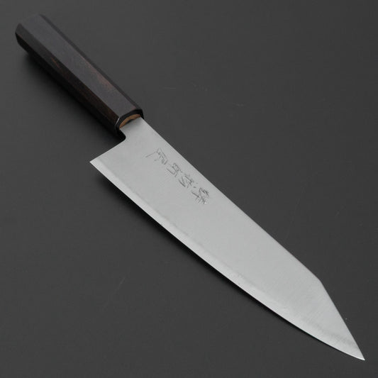 ひとひら 鋳物師屋 TH 青紙スーパー 切付牛刀 210mm 黒檀柄