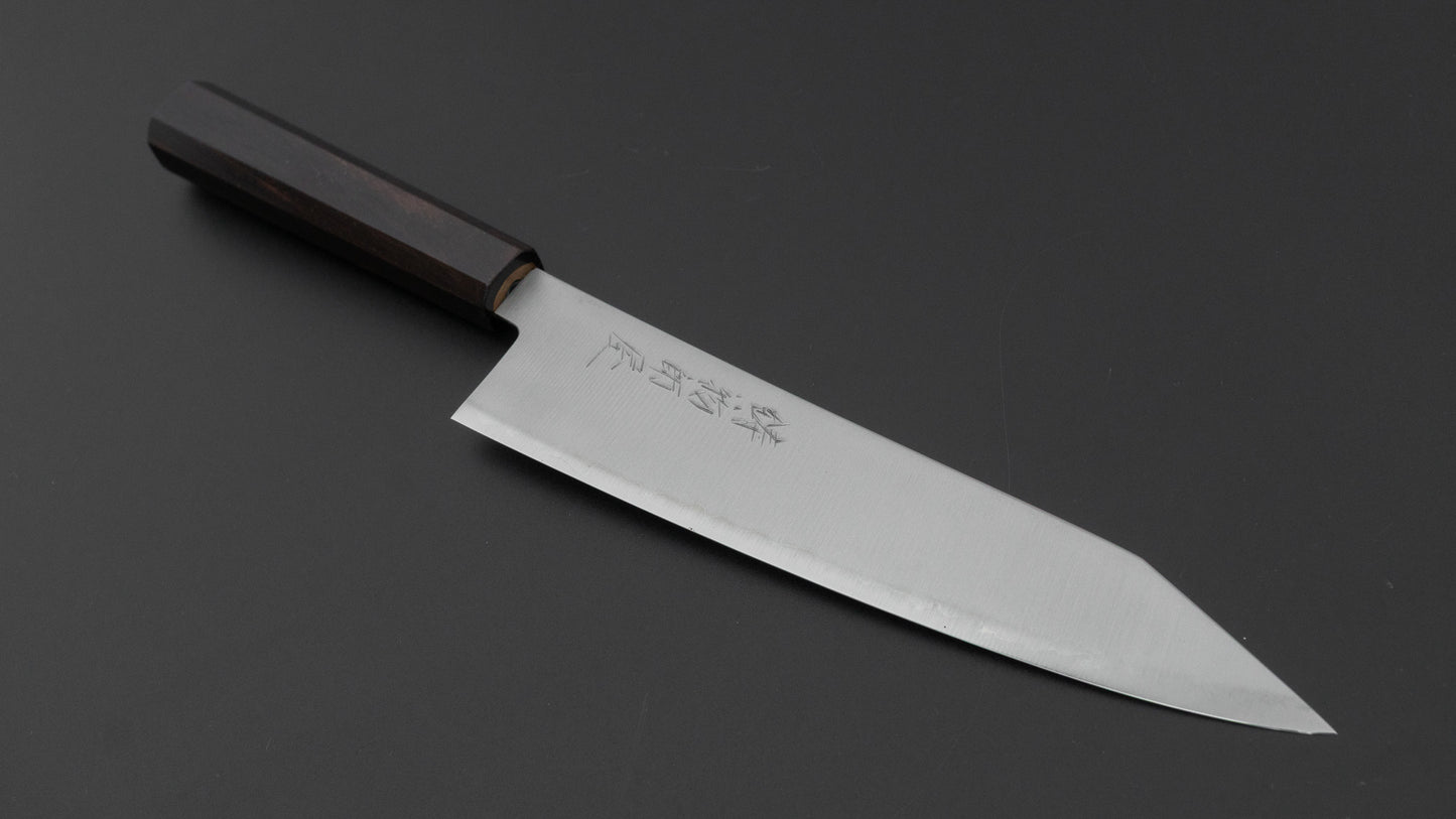 ひとひら 鋳物師屋 TH 青紙スーパー 切付牛刀 210mm 黒檀柄