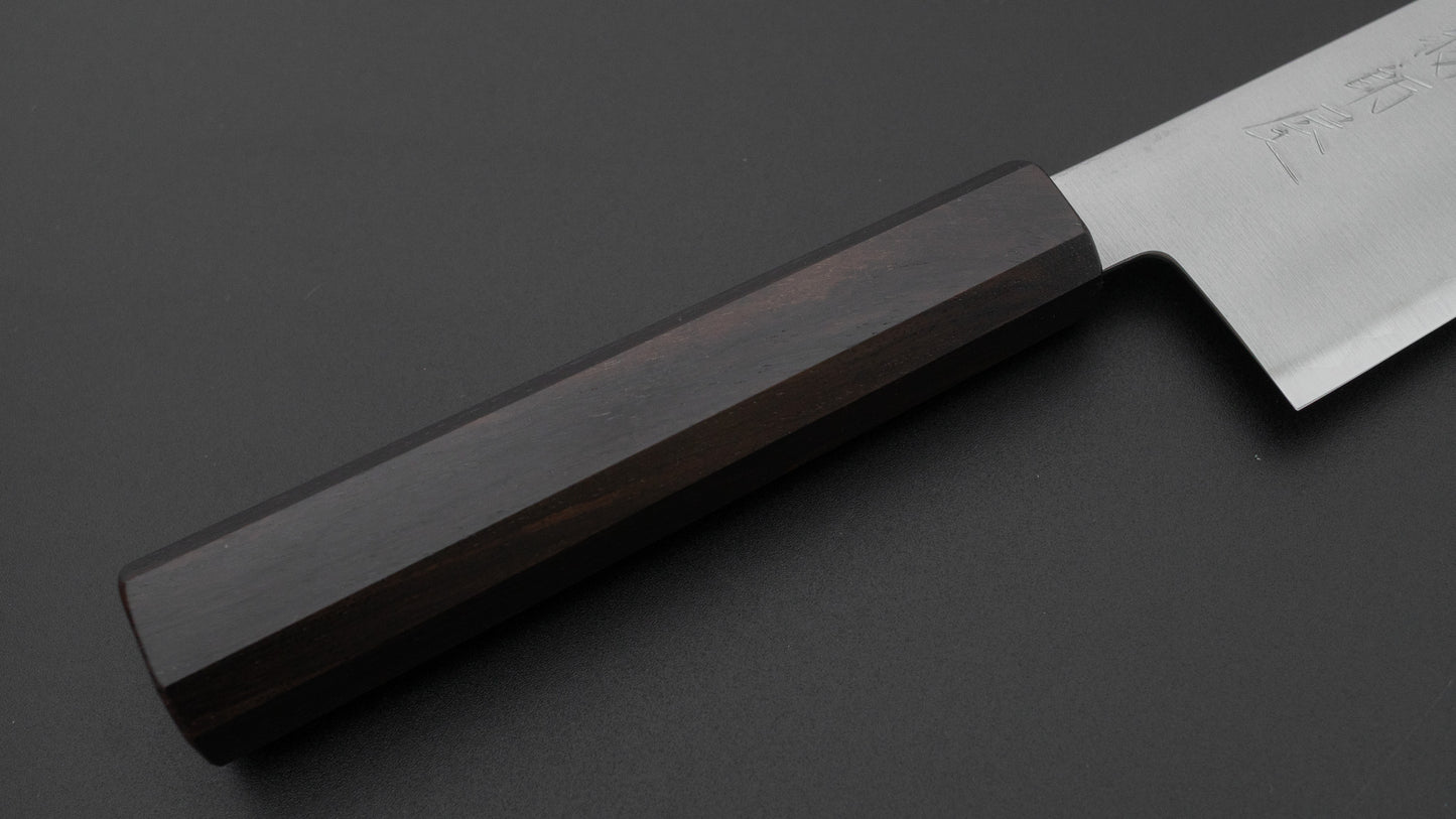 ひとひら 鋳物師屋 TH 青紙スーパー 切付牛刀 210mm 黒檀柄
