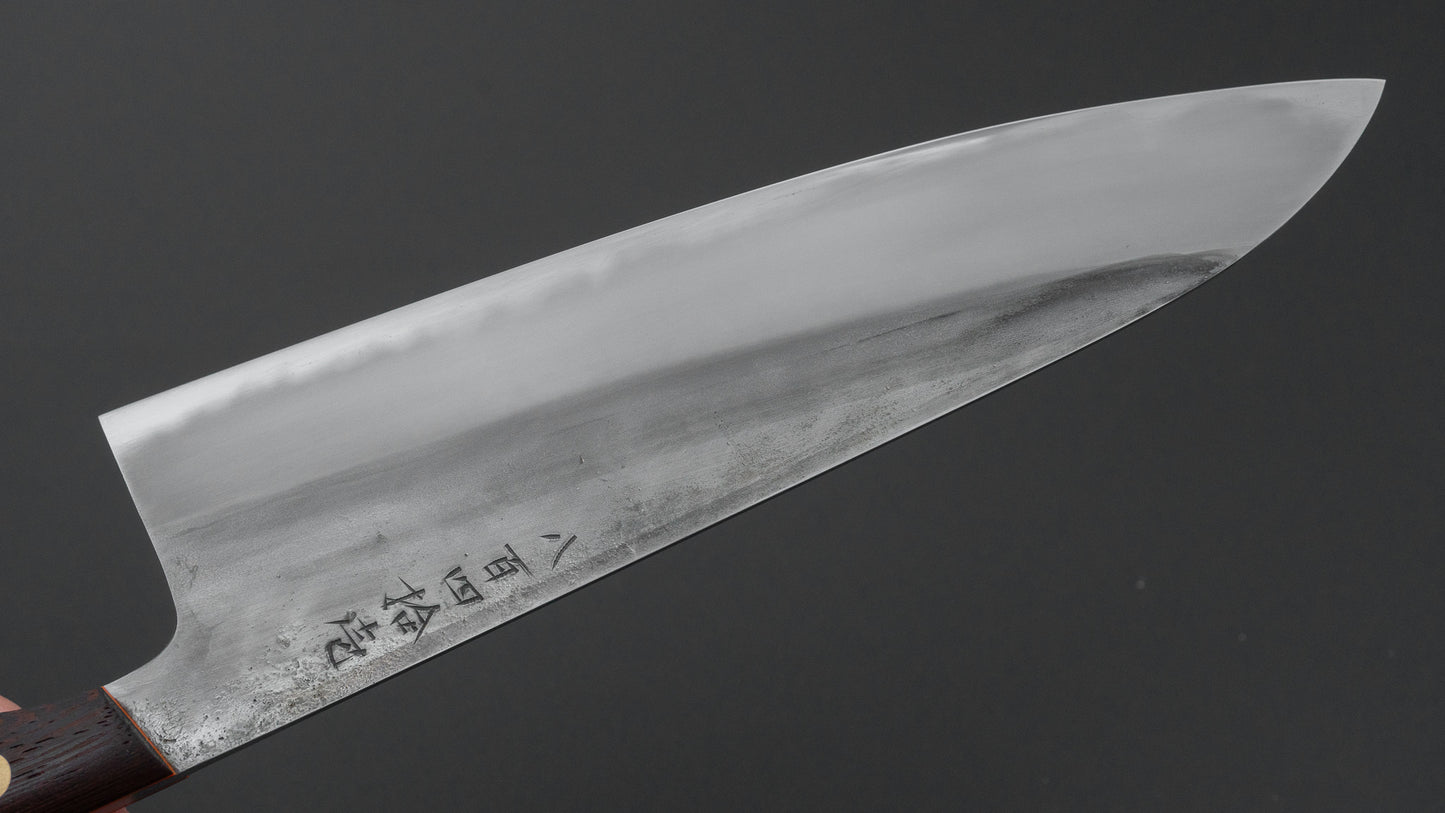 かじや次郎 鎚目 洋式 牛刀 210mm 鉄刀木柄 (#841)