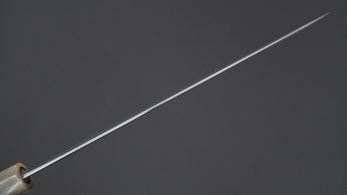 Hitohira Tanaka Kyuzo Blue #1 Migaki Gyuto 210mm Taihei Makassar Ebony Handle