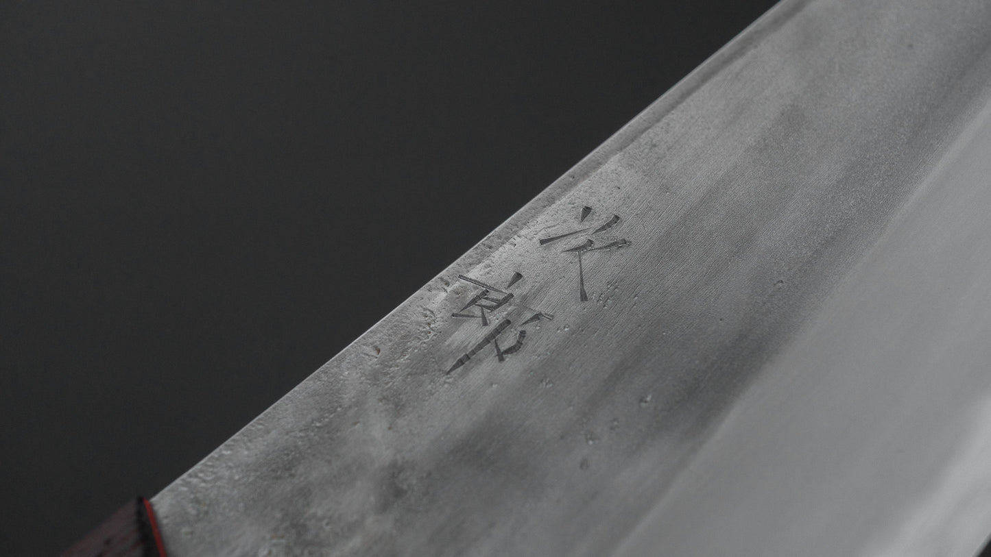 かじや次郎 鎚目 洋式 牛刀 210mm 鉄刀木柄 (#842)
