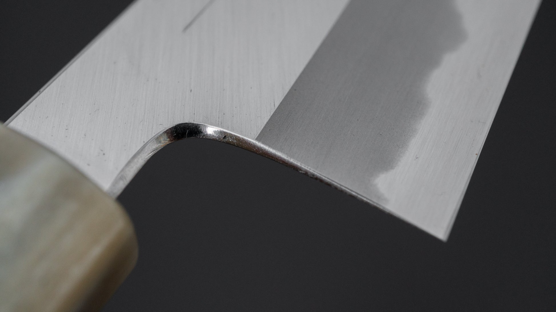 Hitohira Tanaka Kyuzo Blue #1 Migaki Gyuto 210mm Taihei Makassar Ebony Handle