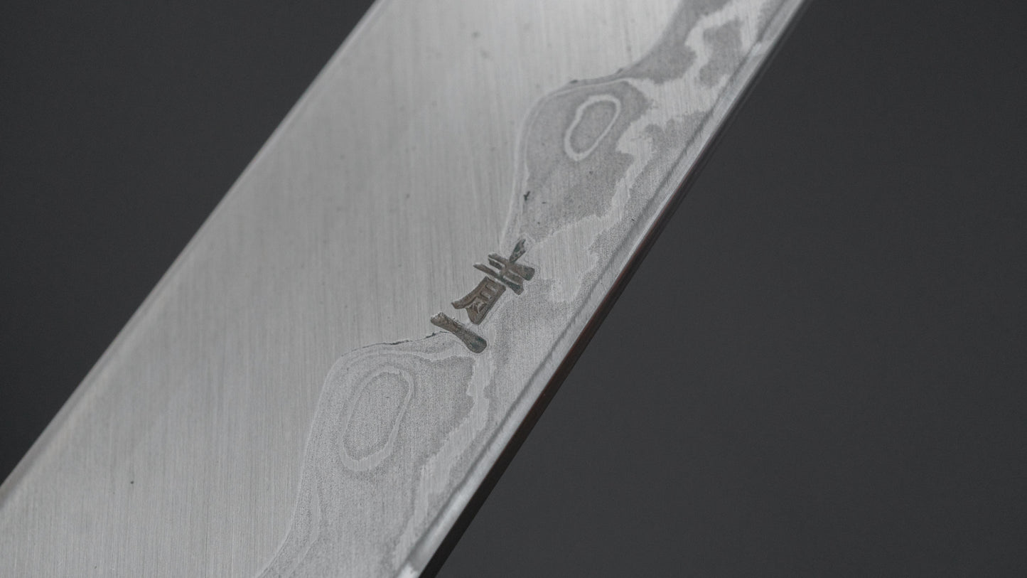 Hitohira Tanaka Manzo Blue #1 Damascus Yanagiba 270mm Ebony Handle (Saya)