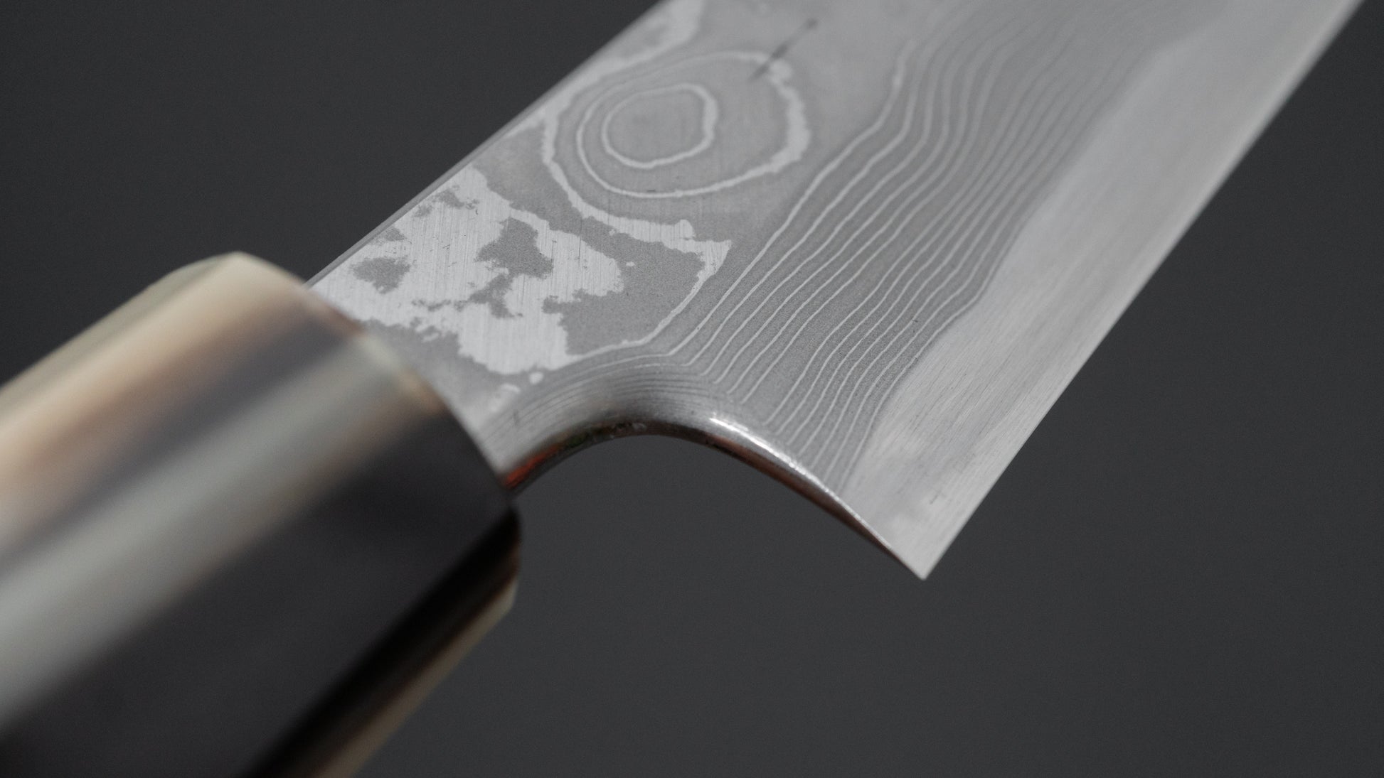 Hitohira Tanaka Manzo Blue #1 Damascus Yanagiba 270mm Ebony Handle (Saya)