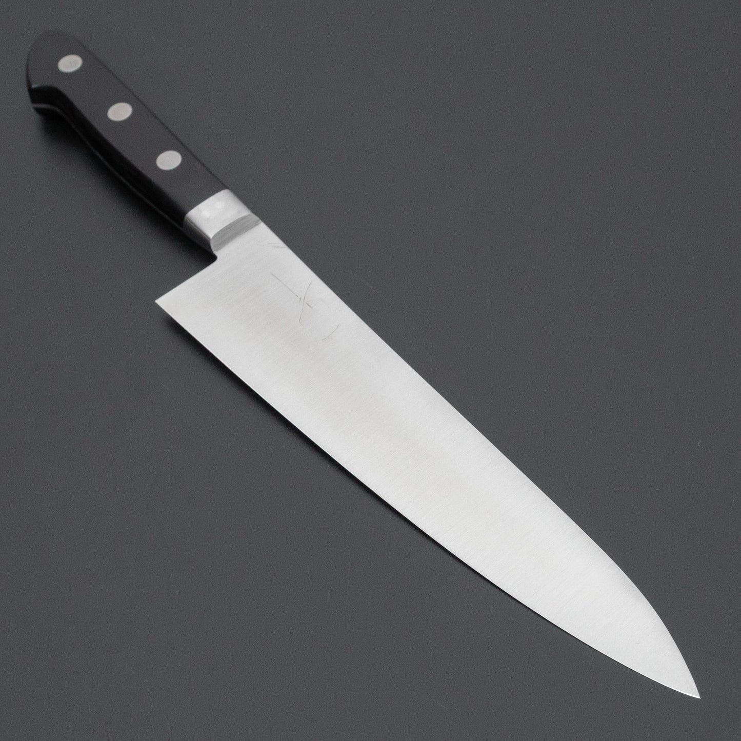 Hitohira Ashi Swedish Stainless Gyuto 210mm Pakka Handle