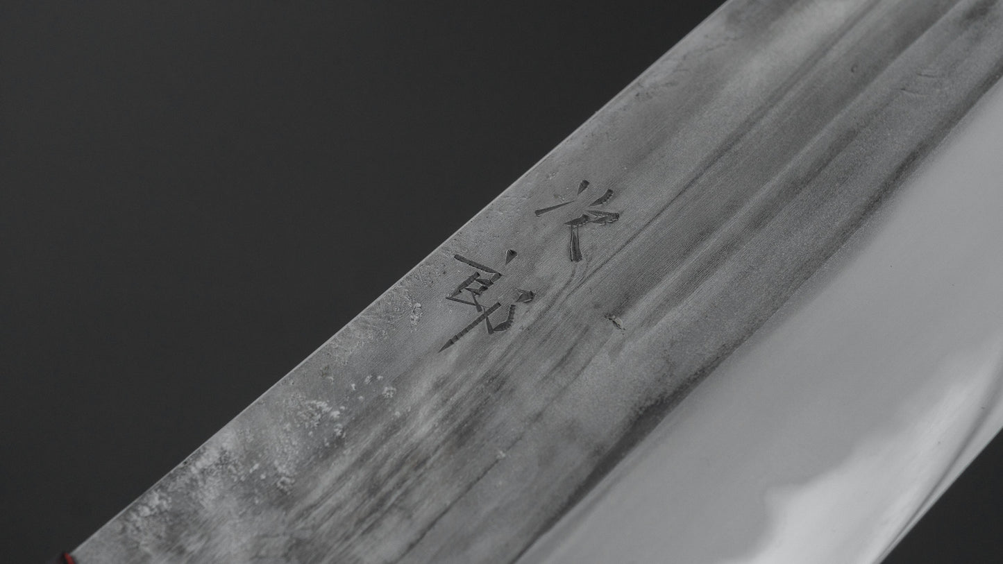 かじや次郎 鎚目 洋式 菜切 180mm 鉄刀木柄 (#844)