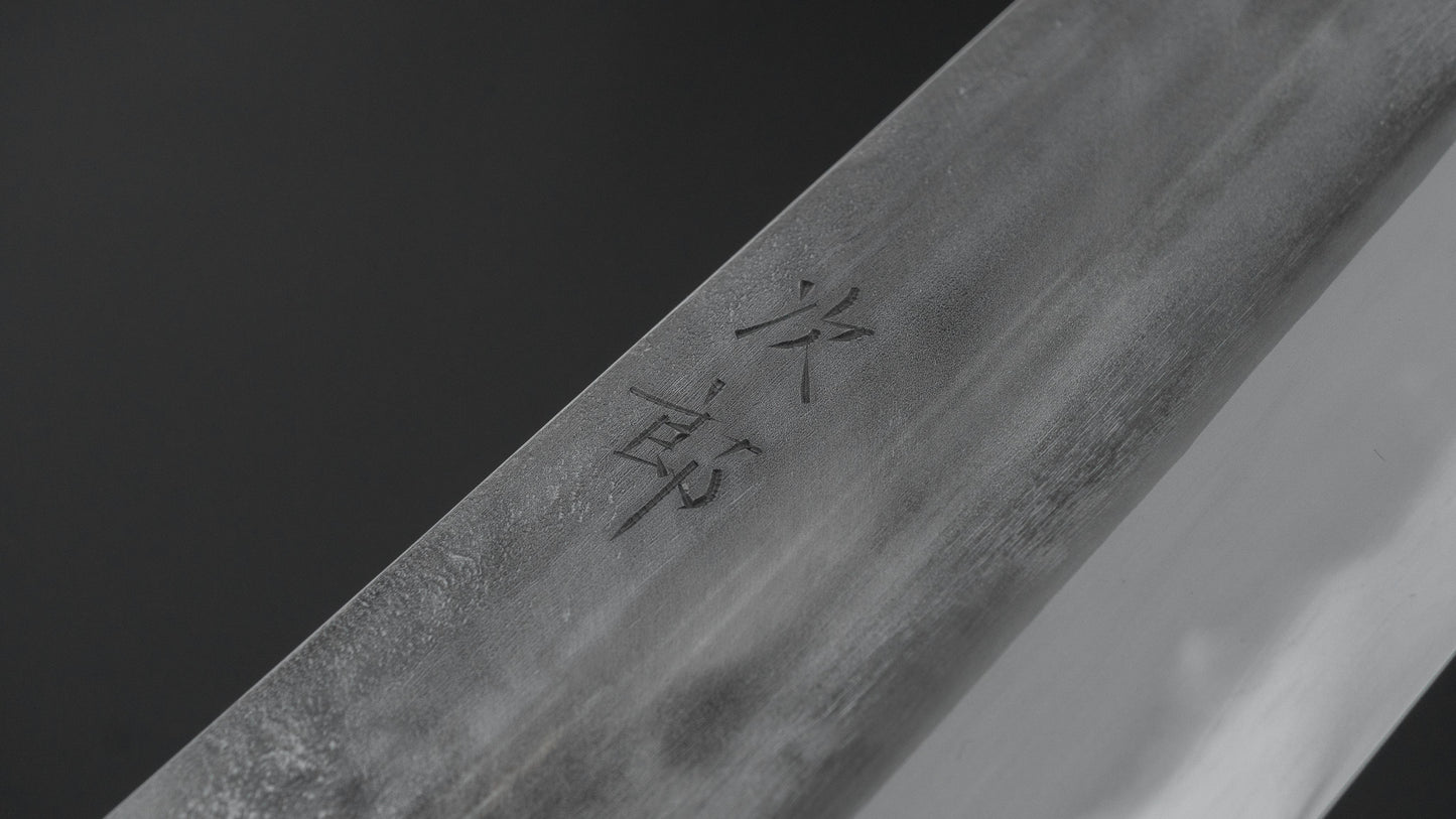 かじや次郎 鎚目 洋式 菜切 180mm 鉄刀木柄 (#845)