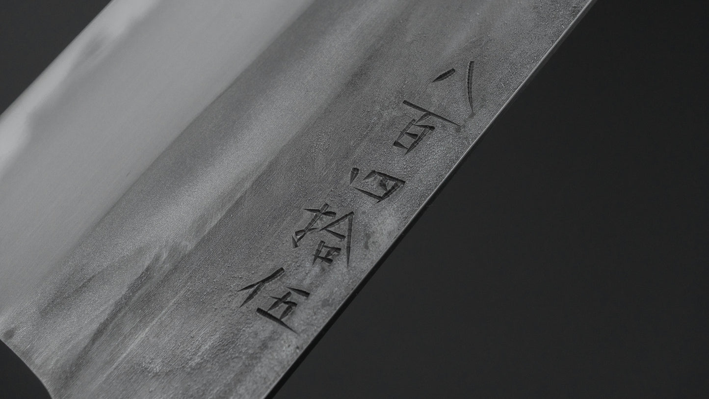 かじや次郎 鎚目 洋式 菜切 180mm 鉄刀木柄 (#845)