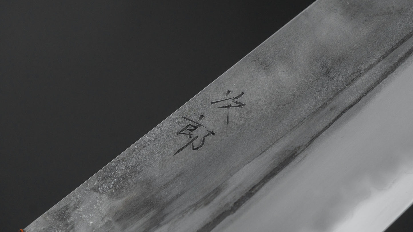 かじや次郎 鎚目 洋式 菜切 180mm 鉄刀木柄 (#846)