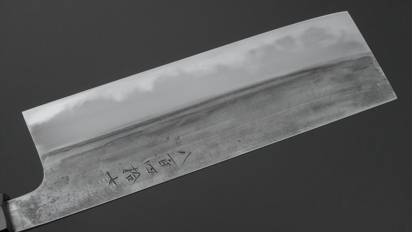 かじや次郎 鎚目 和式 菜切 180mm 太平鉄刀木柄 (#847)