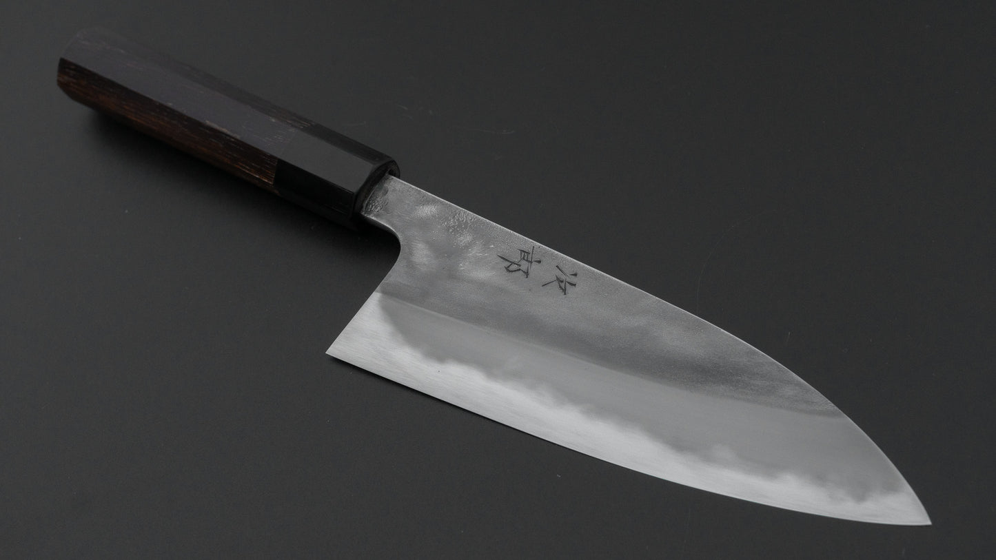 かじや次郎 鎚目 和式 三徳 165mm 太平鉄刀木柄 (#853)