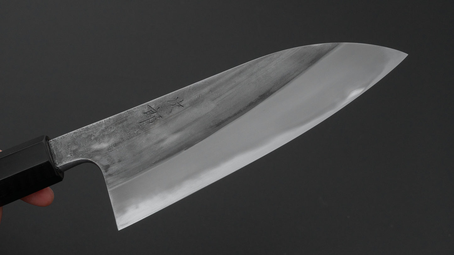 かじや次郎 鎚目 和式 三徳 165mm 太平鉄刀木柄 (#855)