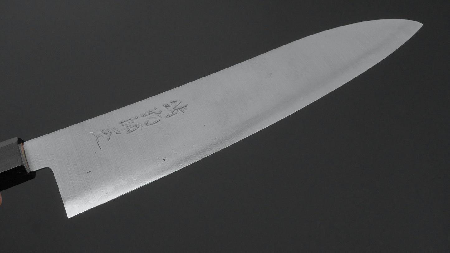ひとひら 鋳物師屋 TH 青紙スーパー 牛刀 210mm 黒檀柄