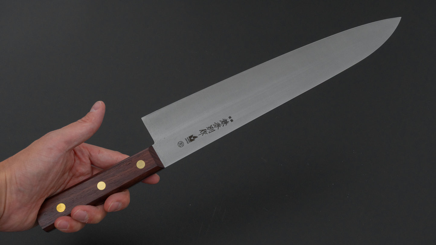 兼秀 別作 左用 平切 300mm 紫檀柄