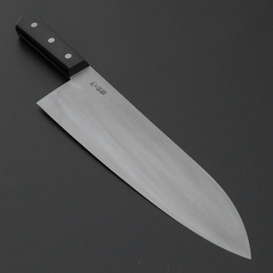 源助久 日本鋼 厚口 小間切 300mm 合板柄 (口金無)