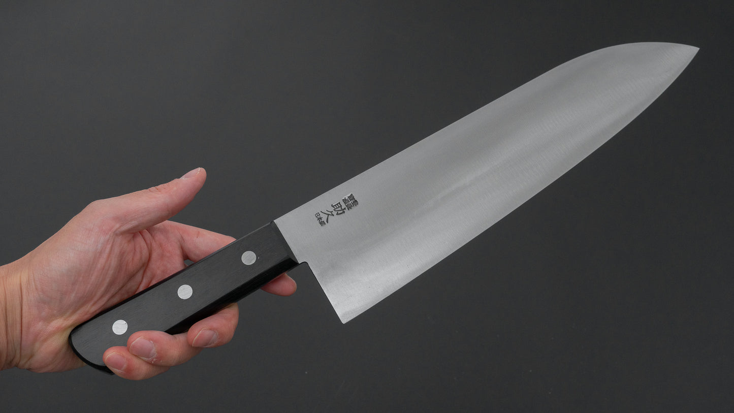 Sukehisa Nihonko Komakiri Gyuto 270mm Pakka Handle (Thick/ No Bolster)