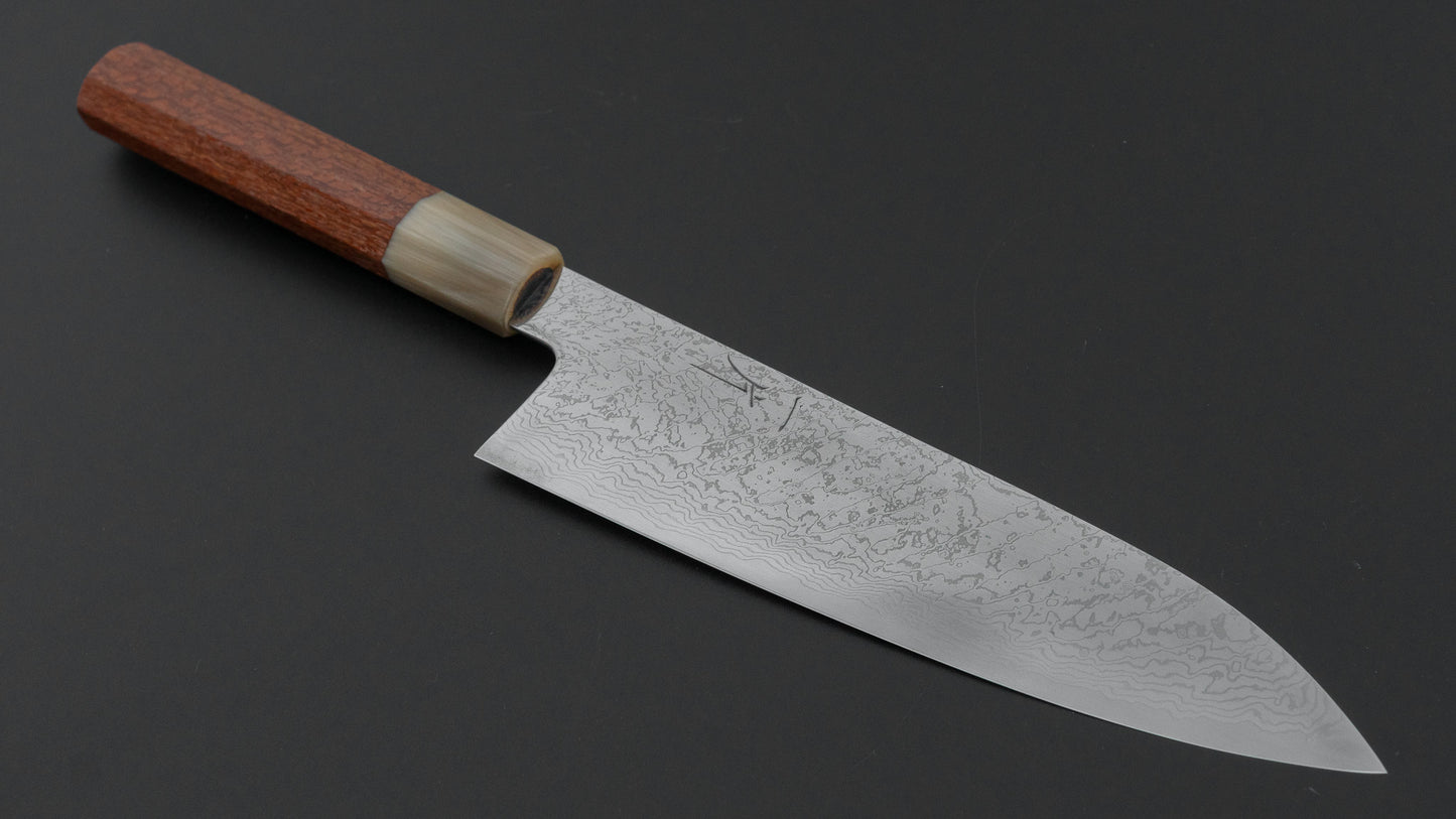 Hitohira Nigara SGS Damascus Gyuto 210mm Lacewood Handle