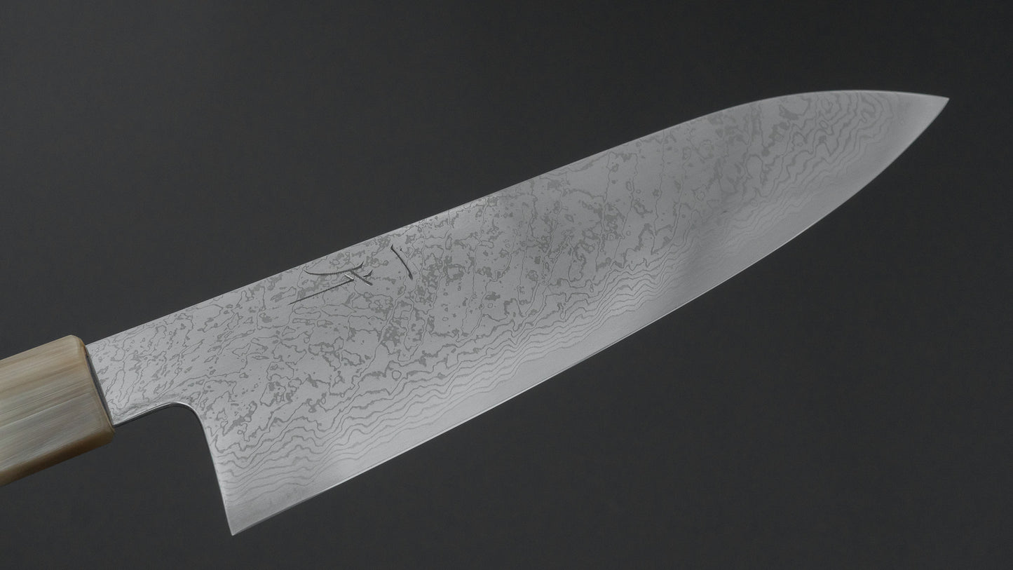 Hitohira Nigara SGS Damascus Gyuto 210mm Lacewood Handle